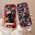 Cartoon Marvel Doodle Wavy Curved Edge Case For Redmi 10C 9T 12 10 12C 9 A1 9C 9A 10A A2 Note 12 10 9 8 11s 10s 11 Pro Max Poco M3 X5 Mi 11 12 Lite Trend Brand Cool Spider-Man Cover.