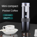 Electronic Coffee Maker Rechargeable Espresso Machine Portable Car Coffee Make Ground Coffee & Espresso Travel Camping. 