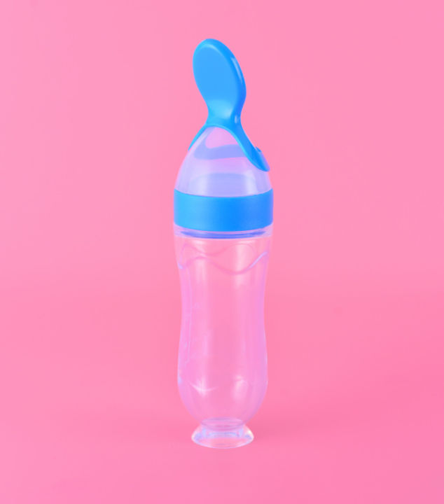 1pcs%20Multicolor%2090ml%20Hard%20Spoon%20Feeder%20with%20Stand%20Normal%20Silicone%20Baby%20Food%20Dispensing%20Feeder%20with%20Spoon%20Travel%20Baby%20Training%20Bottle%20with%20Spoon%20Soft%20Head%20Baby%20Feeding%20Tools%20Kids%20-%20Image%202