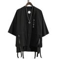 Summer Men's Haori Cardigan Kimono Shirt Samurai Japanese Clothing Robes Loose Yukata Shirts Streetwear Asia Japanese Clothes.
