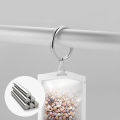 24 Pack Metal Curtain Rings, 30mm Internal Diameter Eyelets for Curtain Poles, Rods and Drapery, Silver. 