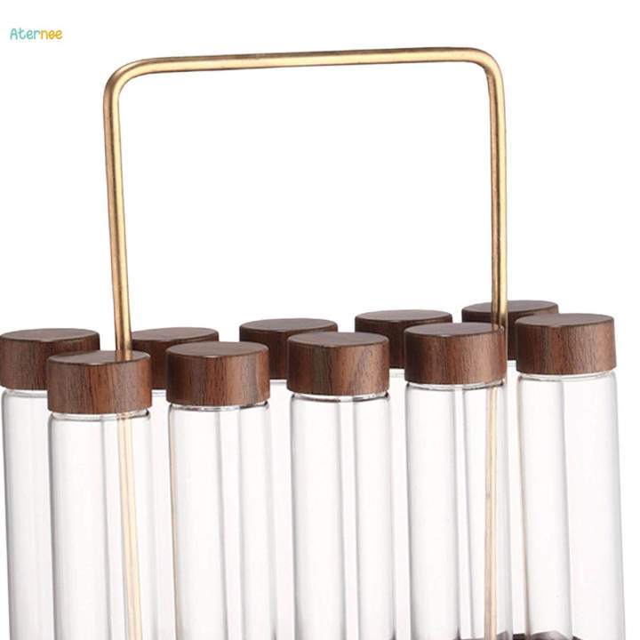 10x%20Single%20Bean%20Storage%20Tubes%20Coffee%20Tubes%20Coffee%20Bean%20Cellars%20Airtight%20Sealed%20Glass%20Canister%20Jars%20for%20Coffee%20Lovers%20-%20Image%202