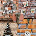 Brick Hook Clips-Bricks Hook Clip for Hanging Outdoors Wall Pictures, Brick Hangers Fastener Hook Brick Clamps 8PCS Durable Easy Install.