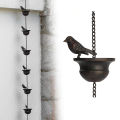Rain Chains For Gutters Mobile Birds On Cups Rain Chimes Divert Water Away With Attached Hanger Dark Bronze Home Décor Stunning Cologo.