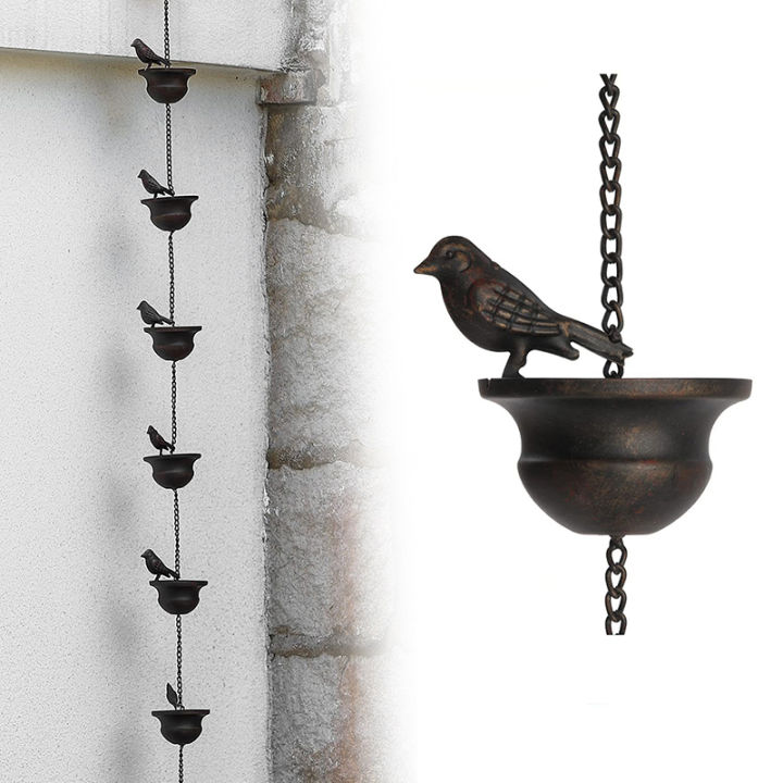 Rain%20Chains%20For%20Gutters%20Mobile%20Birds%20On%20Cups%20Rain%20Chimes%20Divert%20Water%20Away%20With%20Attached%20Hanger%20Dark%20Bronze%20Home%20D%C3%A9cor%20Stunning%20Cologo%20-%20Image%203