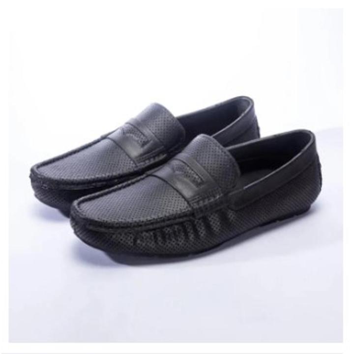 Versatile -Choice and Remark -Men'S Pvc Water Proof Moccasin Shoe-Blk - Shoe- Avant-garde Preferble - Low Hassle and Maintanance
