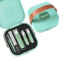 Nail Cutter 8pcs Set Anti-Splash Nail Clipper Set Portable Manicure Tool Nail Care.