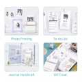 Mini Pocket Photo Printer Portable Thermal Printing Machine Wireless BT Connection for Picture Lable DIY Handcraft List Memo Notes Journal. 