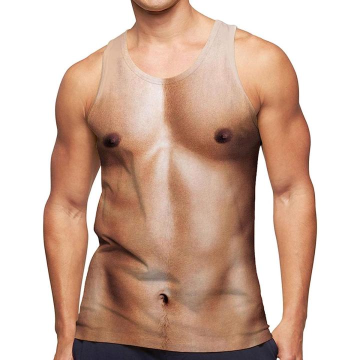 RAISEVERN Men's Tank Tops Summer Sleeveless Tee Cool Workout T-Shirts Fitness Vest Athletic Undershirts