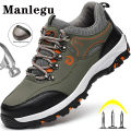Brand Work Safety Boots Men Steel Toe Shoes Work Boots Indestructible Shoes Puncture-Proof Safety Work Shoes Men Work Sneakers BunnyGarden. 