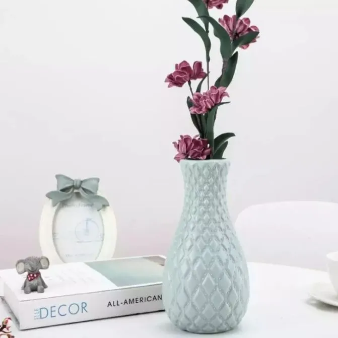 Nordic%20style%20diamond%20pattern%20vase%20fake%20plastic%20flower%20vase%20pot%20home%20decoration(%201psc)%20-%20Flower%20Vase%20-%20Image%204