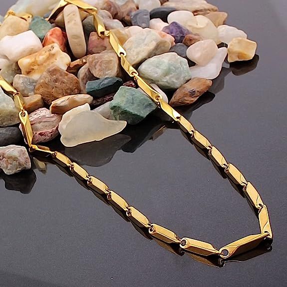 Skab%20Perfect%20Rice%20Chain%20for%20Boys%20and%20Men%20Plated%20Stainless%20Steel%20Chain%20-%20Image%205