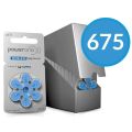 PowerOne P675 – Pack of 6 Premium Hearing Aid Batteries for Clearer Sound. 