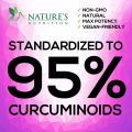Turmeric Curcumin Supplement 60 Capsules with BioPerine & Ginger 95% Standardized Curcuminoids 2600mg Black Pepper for Max Absorption Joint Support. 
