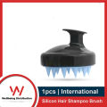 1pcs Silicone Hair Shampoo Brush Mini Scalp Massager. 