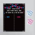 Baby Gender Reveal Board Gender Reveal Creative Voting Game. 
