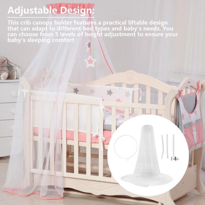 Adjustable%20Mosquito%20Net%20Stand%20Holder%20For%20Baby%20Crib%20Cot%20For%20Crib%20Canopy%20Baby%20Infant%20Toddler%20Bed%20Dome%20Cots%20Accessories%20-%20Image%202