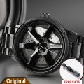 SKMEI 1787 Rotation Wheel Stainless Steel Watch for Men. 