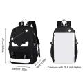 Fashion Backpack School Bags Daypack USB chargeing Port Laptop Bag Handbag for Boys Men. 