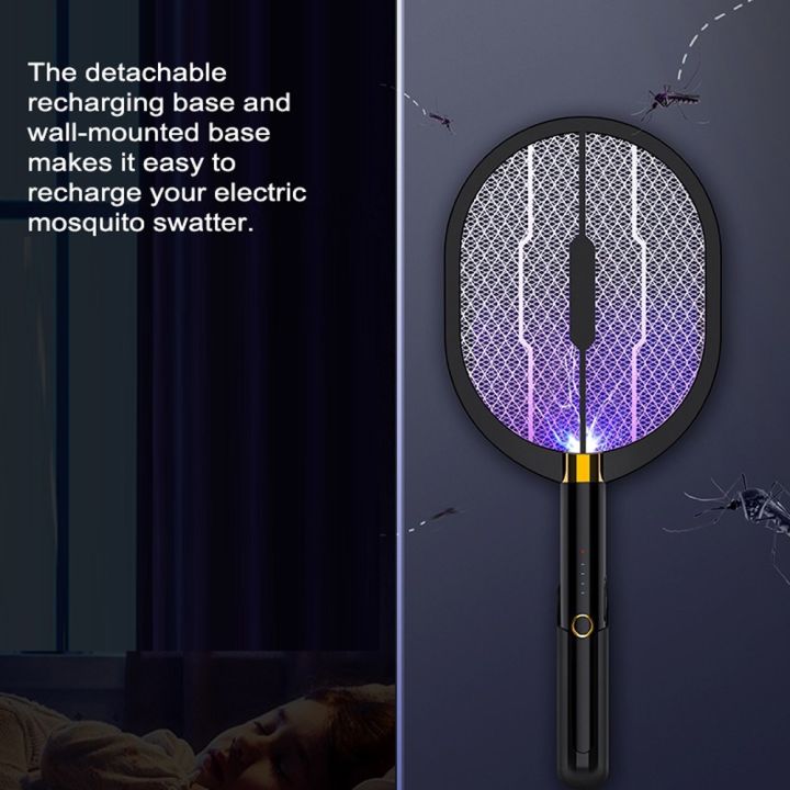 USB%20Rechargeable%20Electric%20Mosquito%20Swatter%20Household%20Mosquito%20Swatter%20Handheld/Vertical/Wall-mounted%203-in-1%20Electric%20Mosquito%20Swatter%20Purple%20Light%20Mosquito%20Swatter%20-%20Image%203