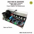 Stereo Amplifier Ready Board 2sc1943+2sa5200(Made in Japan) High (200w+200w)400W Power Amplifier Full Board Eight Transistor Same as Picture with heatsink..