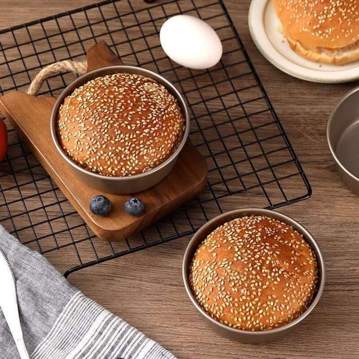 4%20inch%20hamburger%20mini%20hot%20dog%20bread%20burger%20embryo%20cake%20mold%20cheese%20circular%20baking%20tray%20-%20Image%202