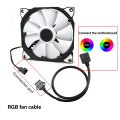 【In-Demand Item】 4Pcs RGB Extension Cable 12V 4 Pin to 4Pin Female ARGB Connector Adapter Cable for Computer Fan Motherboard LED Strip.
