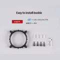Jonsbo CR1200 CPU Cooler 2 Heat Pipe Tower RGB Colorful Light Effect 9cm Fan For Intel 1151 1700 AMD AM4 Optional LGA2011 Buckle. 
