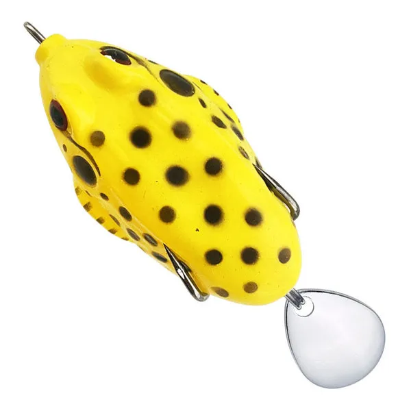 1%20pc%205.5cm%2011.5gm%20Floating%20Frog%20Lure%20Black%20Yellow%20bait%20fishing%20gear%20fishing%20frog%20Borsi%20-%20Image%207