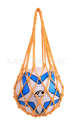 Football net basketball volleyball storage thick and durable hand woven small ball bag, single pack.
