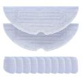 12 Pcs Mop Cloth for Xiaomi Roborock S7 S7+ S7 MaxV S7 MaxV Plus S7 MaxV Ultra Q7 Max+ Series Robot Vacuum Cleaner Parts. 