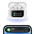 App Support A9 Pro 2th Gen Digital Display Touch Screen ANC/ENC Earbuds Puzzle Game & Ultimate Sound Quality.