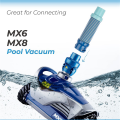 2X Pool Vacuum Hose Adapter for Zodiac MX6 MX8 Pool Cleaner Swimming Pool Suction Adapter Hose Adaptor. 