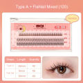 False Eyelashes Natural Single-cluster Eyelashes 3d Mink Lashes Soft Eyelash Extension Makeup Kit.