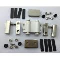 1 set Double Push Magnet Pin Hinge Set For Cabinet Glass Doors.. 