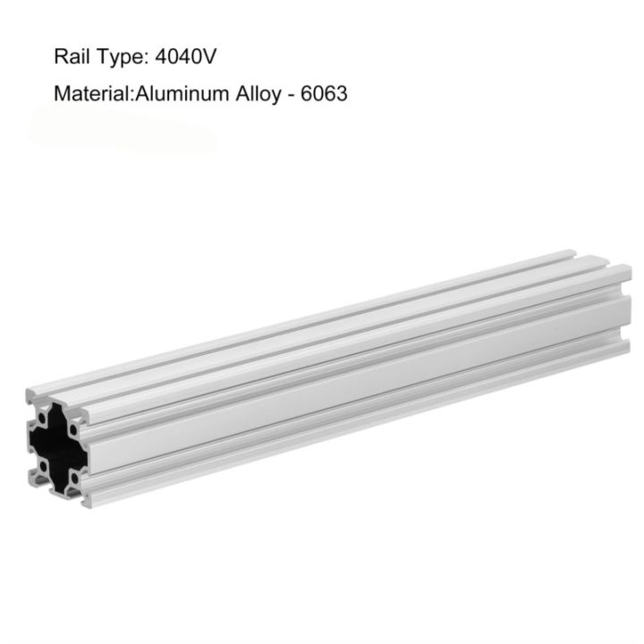 1Pcs%204040%20V%20Groove%20Anodized%20Aluminum%20Outline%20European%20Standard%20Anodized%20Linear%20Guide%203D%20Printer%20Laser%20Engraver%20CNC%20Workbench%20DIY%20-%20Image%202
