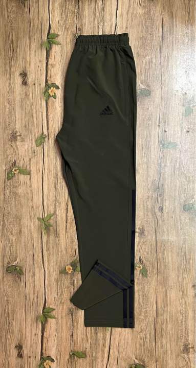 Premium%20Adidas%20three%20stripe%20trackpant%20by%20Shirtology%20Olive%20Black%20-%20Image%204