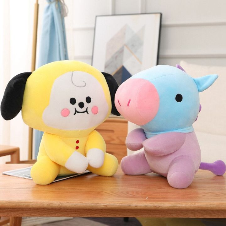 35cm%20Bt21%20Cartoon%20Cute%20Kawaii%20Chimmy%20Cooky%20Shooky%20Koay%20Mang%20Sitting%20Plush%20Doll%20Pillow%20Adult%20Children's%20Birthday%20Gift%20Toy%20-%20Image%204