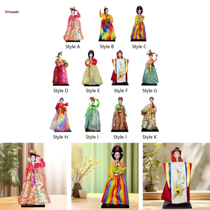 Korean%20Geisha%20Doll%20Cute%20Folk%20Ethnic%20Ornament%20Decor%20Female%20Statue%20Hanbok%20Doll%20-%20Image%208