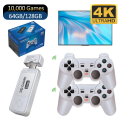 Y6 4K TV Game Stick Video Game Console 60fps HDMI Output Low Latency GD10 Dual Handle Portable Retro Game Console For GBA / PS1.