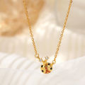 Under the Banyan Tree, S925 Silver Fashion, Vivid Ladybug Necklace, Female Personality, Cute, Cool, Delicate, Clavicle Chain Tide. 
