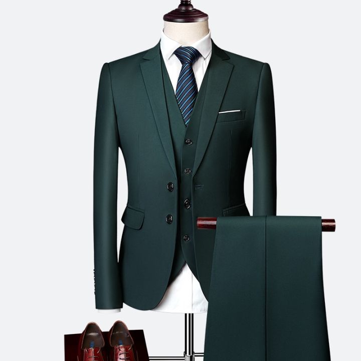 Luxury%203%20piece%20men's%20wedding%20suit%20fashion%20men's%20slim%20solid%20color%20business%20office%20suit%20sets%20large%20size%20men%20Blazer+%20pants%20+%20vest%20-%20Image%203