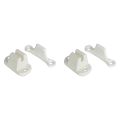 NAMUNY 2X Door Retainer Kit T Shape Door Stop Retaining Catch Latch for Rv Caravan Motorhome Boat Door Retainer Holder White. 