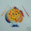Funny Fishing Board Game Toy for Kids with Music (15 Fish). 