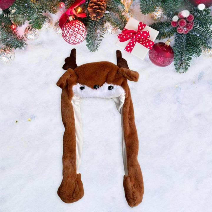Ear%20Moving%20Jumping%20Hat%20Costume%20Dress%20up%20Cosplay%20for%20Christmas%20Easter%20Party%20Deer%20-%20Image%204
