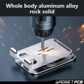 Aluminium Alloy 360° Rotating Folding Adjustable Phone Stand - Metal Holder for iPad, Tablet, Mobile.