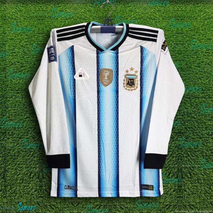 Argentina World Cup Jersey 2026/27 Thai Premium Football Jersey For Men - Long Sleeve - Argentina Jersey 2026