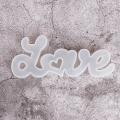 【3C VictoryEagle】Crystal Epoxy Resin Mold Mother's Day Family Love Word Silicone.