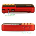 C-803 With Two 18650 Batteries Slot LED Flashlight Two TF Card Slot Portable FM Radio Wireless USB Speaker MP3 Player.
