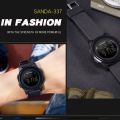 Sanda 337 waterproof super slim watch for men.